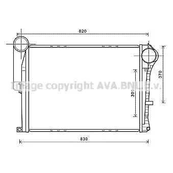 Intercooler, échangeur AVA QUALITY COOLING