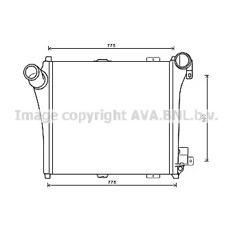 Intercooler, échangeur AVA QUALITY COOLING