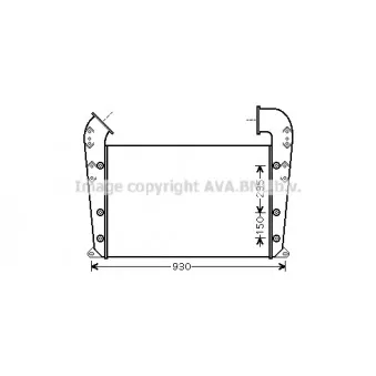 Intercooler, échangeur AVA QUALITY COOLING