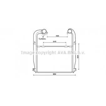 Intercooler, échangeur AVA QUALITY COOLING