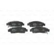 Jeu de 4 plaquettes de frein avant BOSCH 0 986 494 858 - Visuel 1