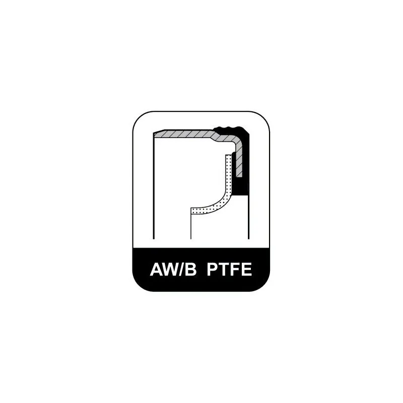 Bague d'étanchéité, vilebrequin ELRING 345.000