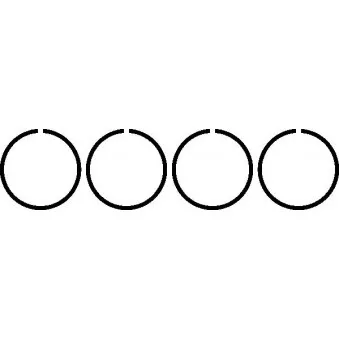 Jeu de joints d'étanchéité, collecteur d'échappement ELRING