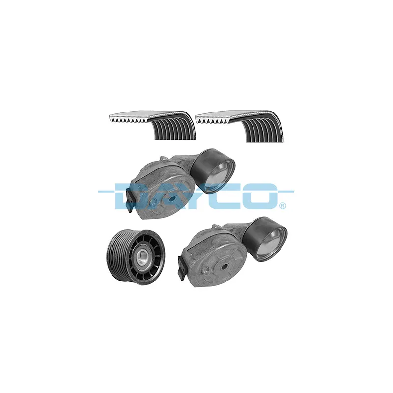 Jeu de courroies trapézoïdales à nervures DAYCO KPV155HD