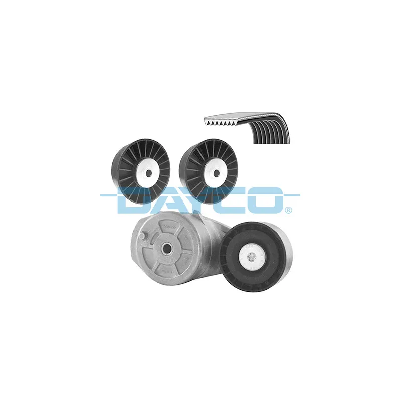 Jeu de courroies trapézoïdales à nervures DAYCO KPV106HD