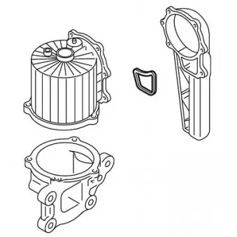 Joint spi de vilebrequin, ventilation du carter-moteur ELRING 444.980