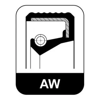 Bague d'étanchéité, moyeu de roue ELRING 451.110