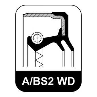 Bague d'étanchéité, boîte de transfert ELRING 451.120