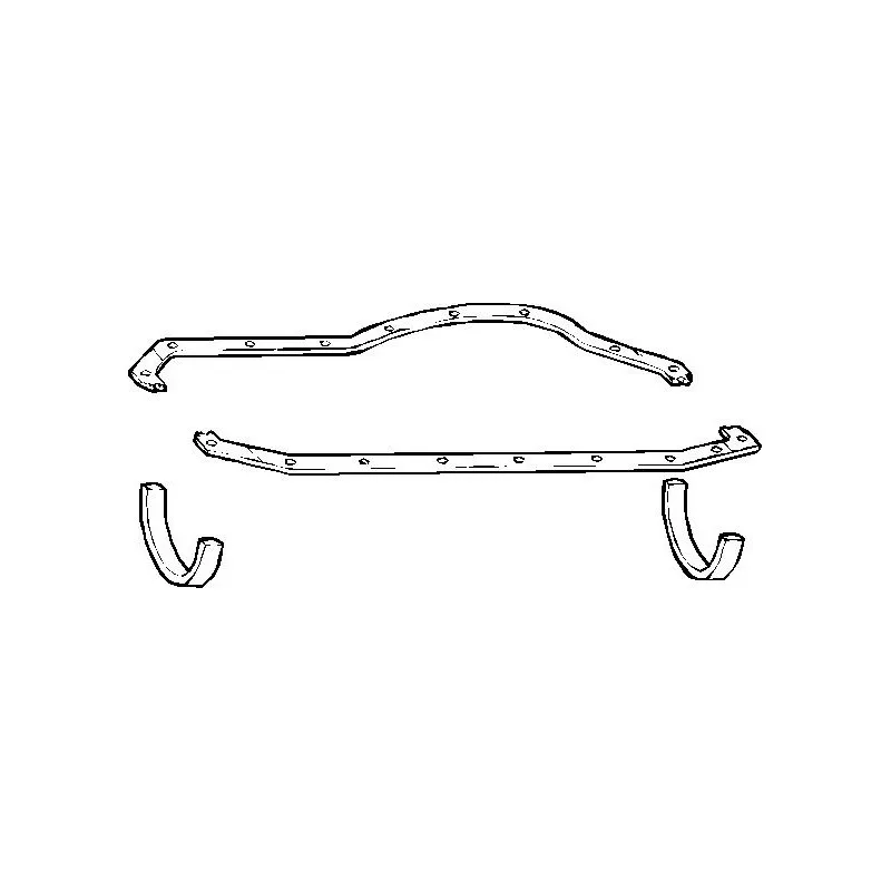 Jeu de joints d'étanchéité, carter d'huile ELRING 464.066