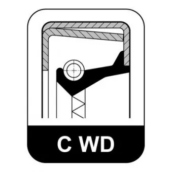 Bague d'étanchéité, différentiel ELRING 008.745