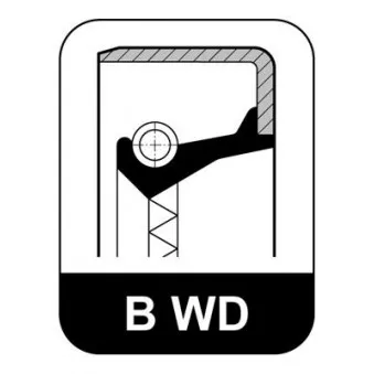 Bague d'étanchéité, différentiel ELRING 008.508