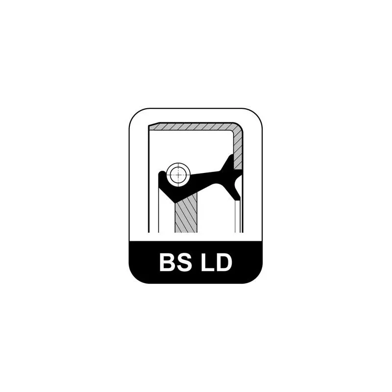 Bague d'étanchéité, vilebrequin ELRING 033.376