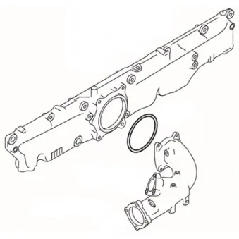 Joint d'étanchéité, carter de collecteur d'admission ELRING 906.740