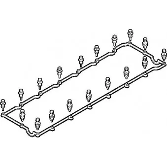Jeu de joints d'étanchéité, couvercle de culasse ELRING
