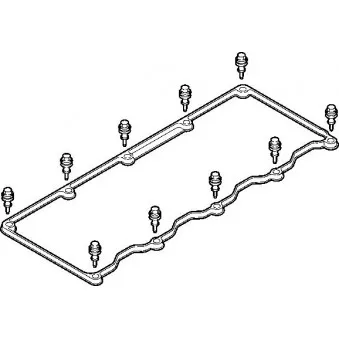 Jeu de joints d'étanchéité, couvercle de culasse ELRING