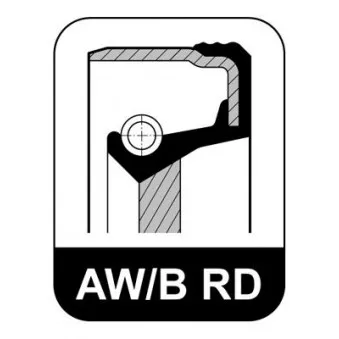 Bague d'étanchéité, différentiel ELRING 817.449