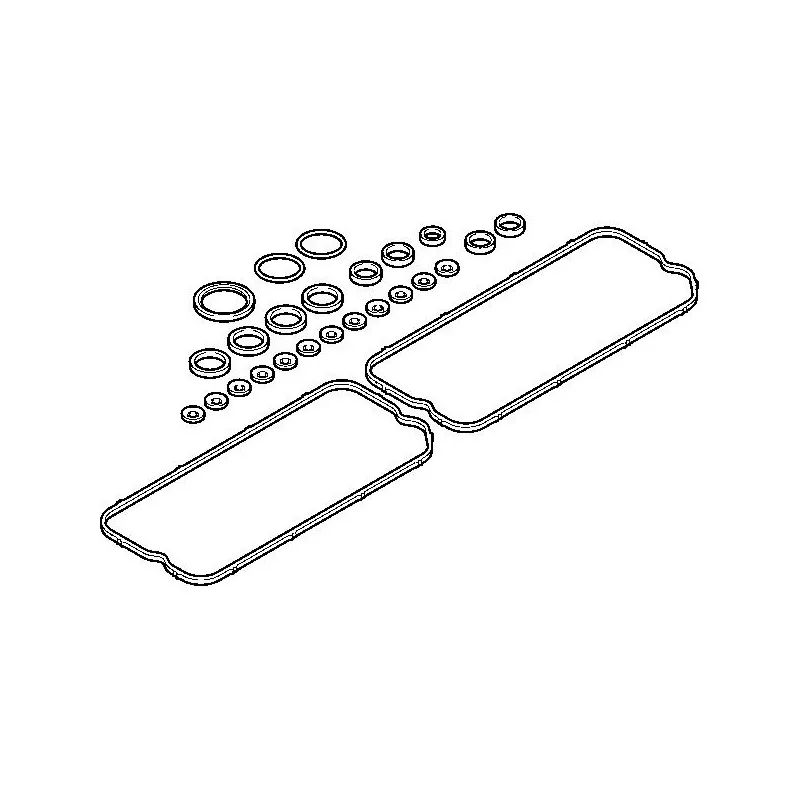 Jeu de joints d'étanchéité, couvercle de culasse ELRING 755.036