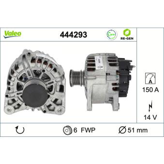 Alternateur VALEO 444293