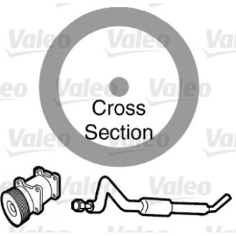 Joint d'étanchéification, conduite de réfrigérant VALEO 509153