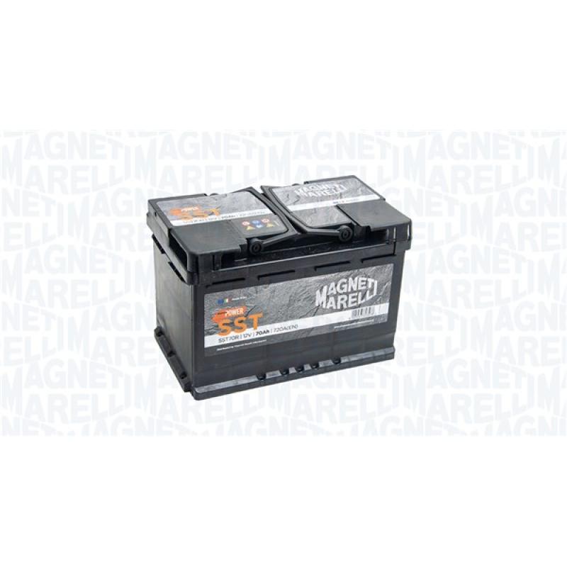 Batterie de démarrage Start & Stop 70ah MAGNETI MARELLI 069070720008 - Visuel 3