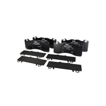 Jeu de 4 plaquettes de frein avant DELPHI LP3377