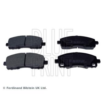 Jeu de 4 plaquettes de frein arrière BLUE PRINT