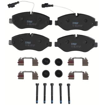 Jeu de 4 plaquettes de frein avant TRW GDB3439