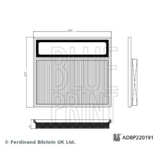 Filtre à air BLUE PRINT ADBP220191