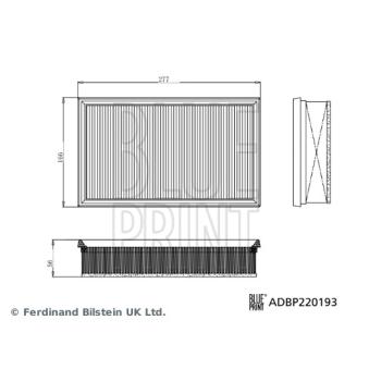 Filtre à air BLUE PRINT ADBP220193