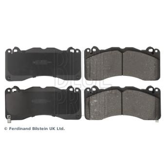 Jeu de 4 plaquettes de frein avant BLUE PRINT