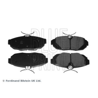 Jeu de 4 plaquettes de frein arrière BLUE PRINT