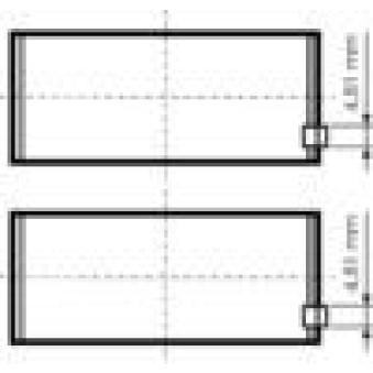 Coussinet de bielle KOLBENSCHMIDT 79362620