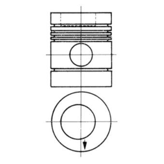 Piston KOLBENSCHMIDT 90274840