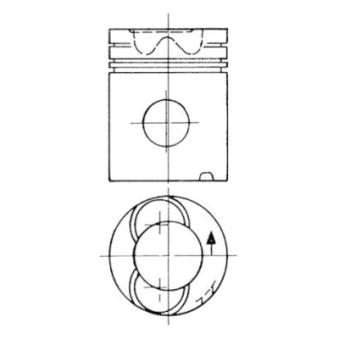 Piston KOLBENSCHMIDT 90759600