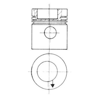 Piston KOLBENSCHMIDT 90532600
