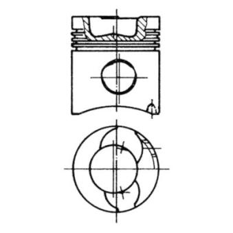 Piston KOLBENSCHMIDT 90336600