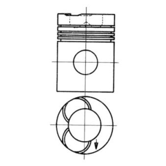 Piston KOLBENSCHMIDT 92827600
