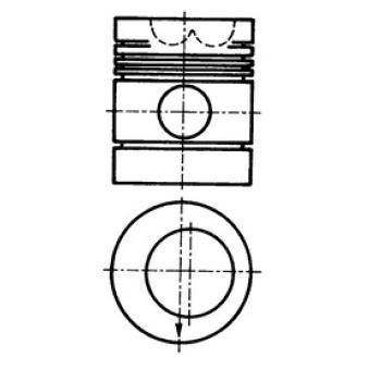 Piston KOLBENSCHMIDT