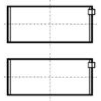 Kit de coussinets de bielle KOLBENSCHMIDT 77686600