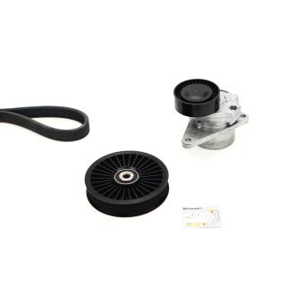 Jeu de courroies trapézoïdales à nervures CONTITECH 6DPK1825K3