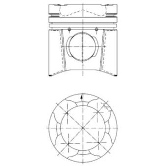 Piston KOLBENSCHMIDT 94847600