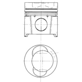 Piston KOLBENSCHMIDT 94487600