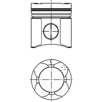 Piston KOLBENSCHMIDT 99332600