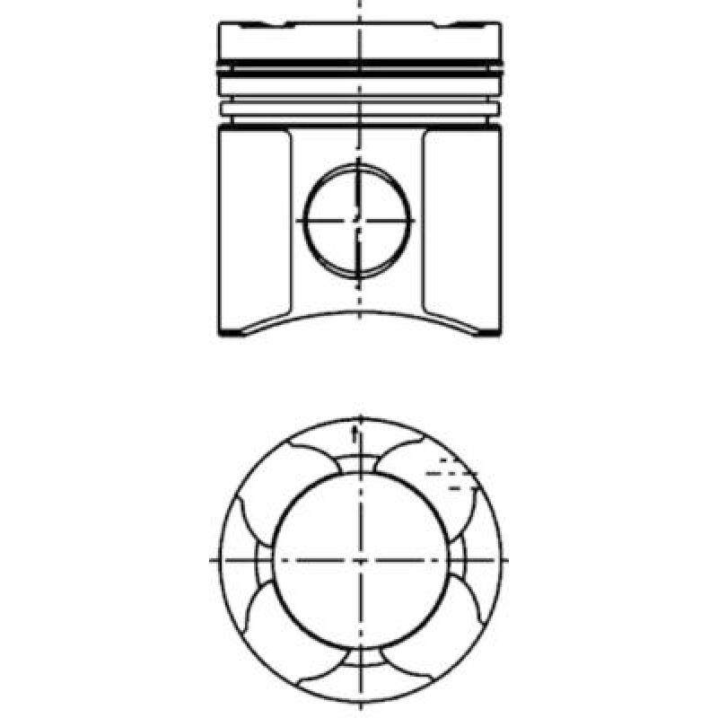 Piston KOLBENSCHMIDT 99330600 - Visuel 2