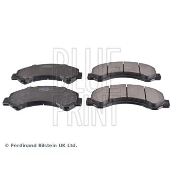 Jeu de 4 plaquettes de frein avant BLUE PRINT