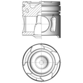 Piston KOLBENSCHMIDT 41255610