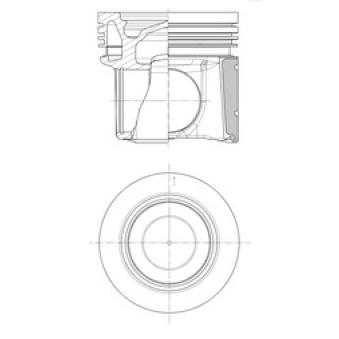 Piston KOLBENSCHMIDT 41013600