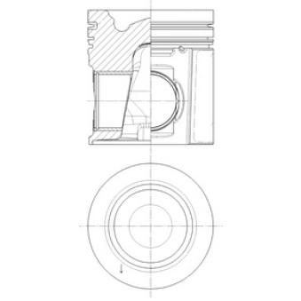 Piston KOLBENSCHMIDT 41010600