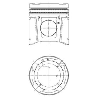 Piston KOLBENSCHMIDT 41012600