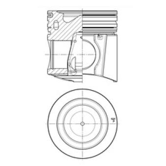 Piston KOLBENSCHMIDT 41078600
